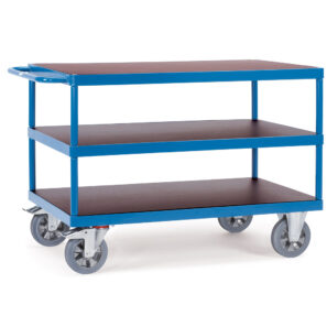 Chariot à plateaux pour charges de 1200 kg 12422