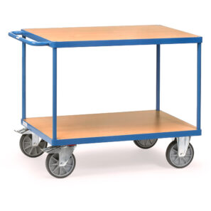 Chariot à étagères sans rebord 500kg 2400