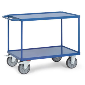 Chariot à étagères avec rebord 500kg 2400W