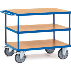 Chariot à étagères sans rebord 500kg 2420