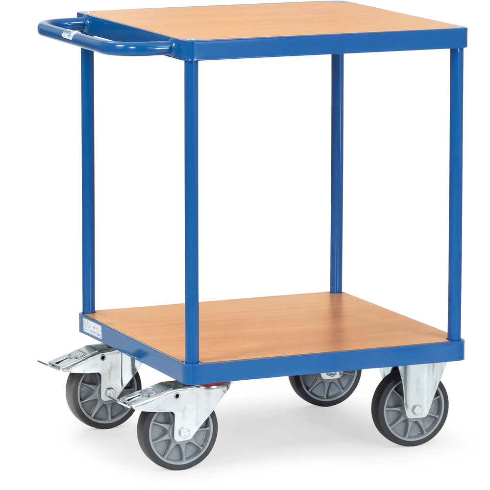 Chariot à étagères sans rebord 500kg 2496