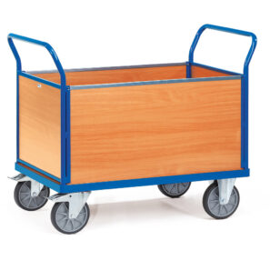 chariot avec ridelles en mélaminé 2553