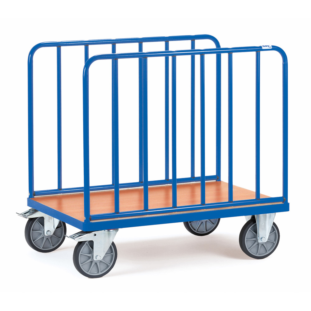 Chariot avec ridelles latérales tubes metal 2573