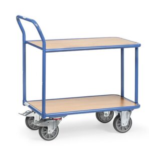 Chariot de magasin à plateaux sans rebord 2600