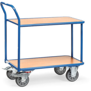 Chariot de magasin à plateaux sans rebord 2602