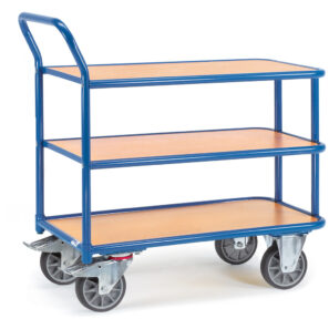 Chariot de magasin à plateaux sans rebord 2610