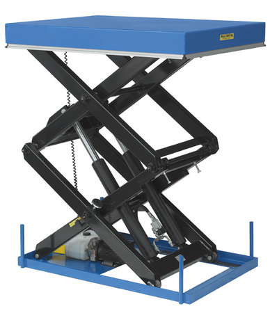 Table ACIER double ciseaux superposés SX-2-D-320X100-80/430