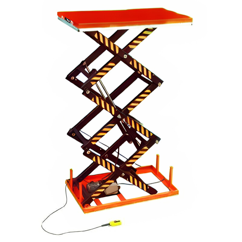 Table ACIER triple ciseaux superposés HT1000
