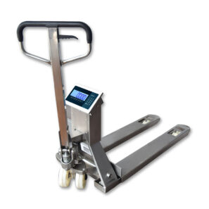 Transpalette peseur en acier inoxydable avec indicateur GI410 LCD et imprimante en option - TP410i
