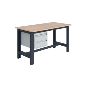 Etabli fixe SI avec coffres socle stratifié RESITOP