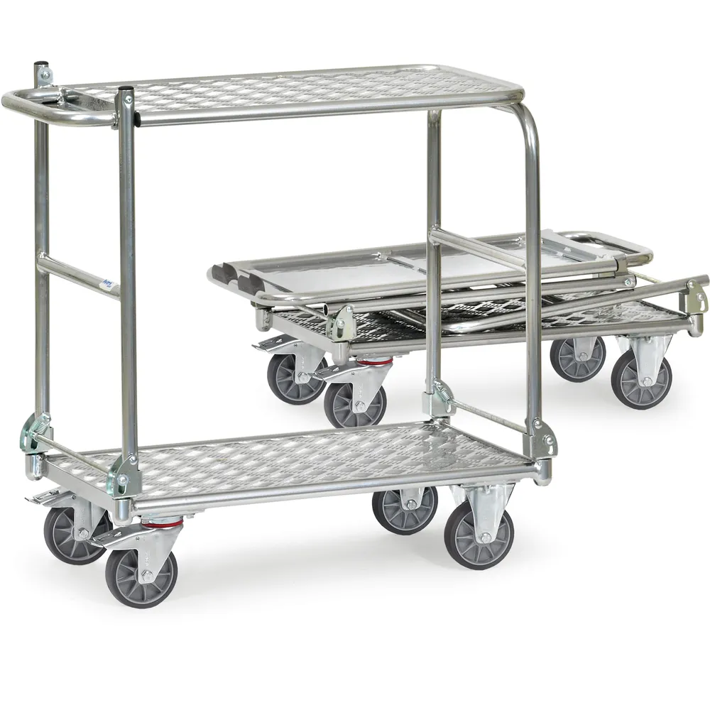 Chariot a dossier repliable en alu 1181