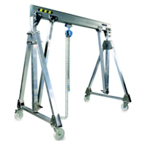 Portiques aluminium pliables déplaçables en charge (PADC)