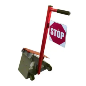 Cale de roue avec STOP acier galvanisé