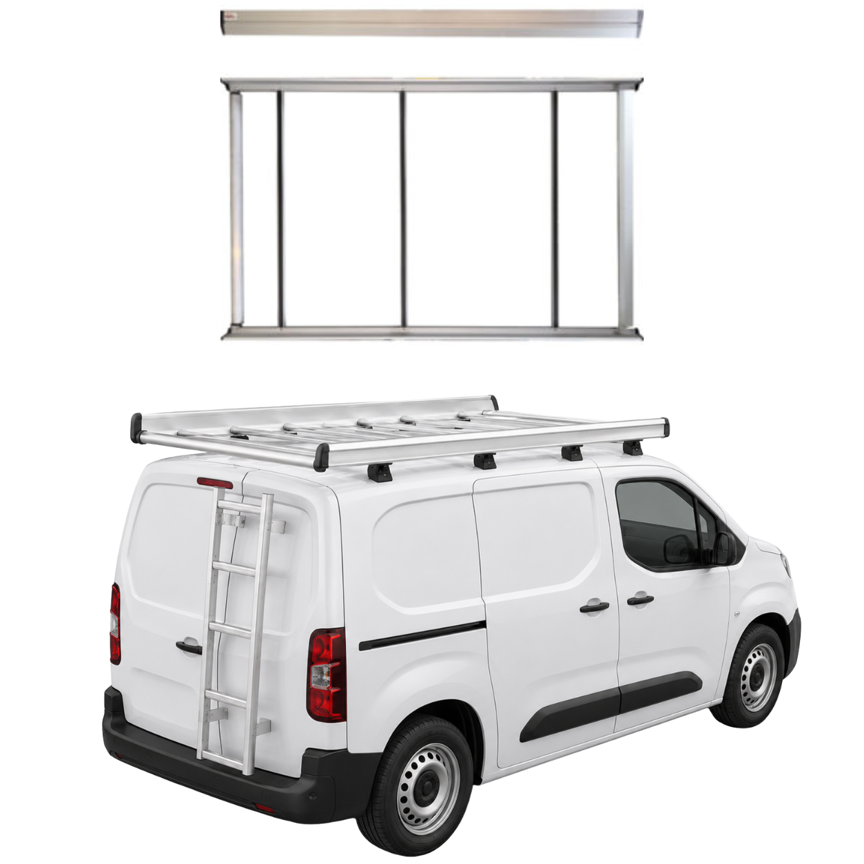 Galeries de toit aluminium - Citan Fourgon (L1)