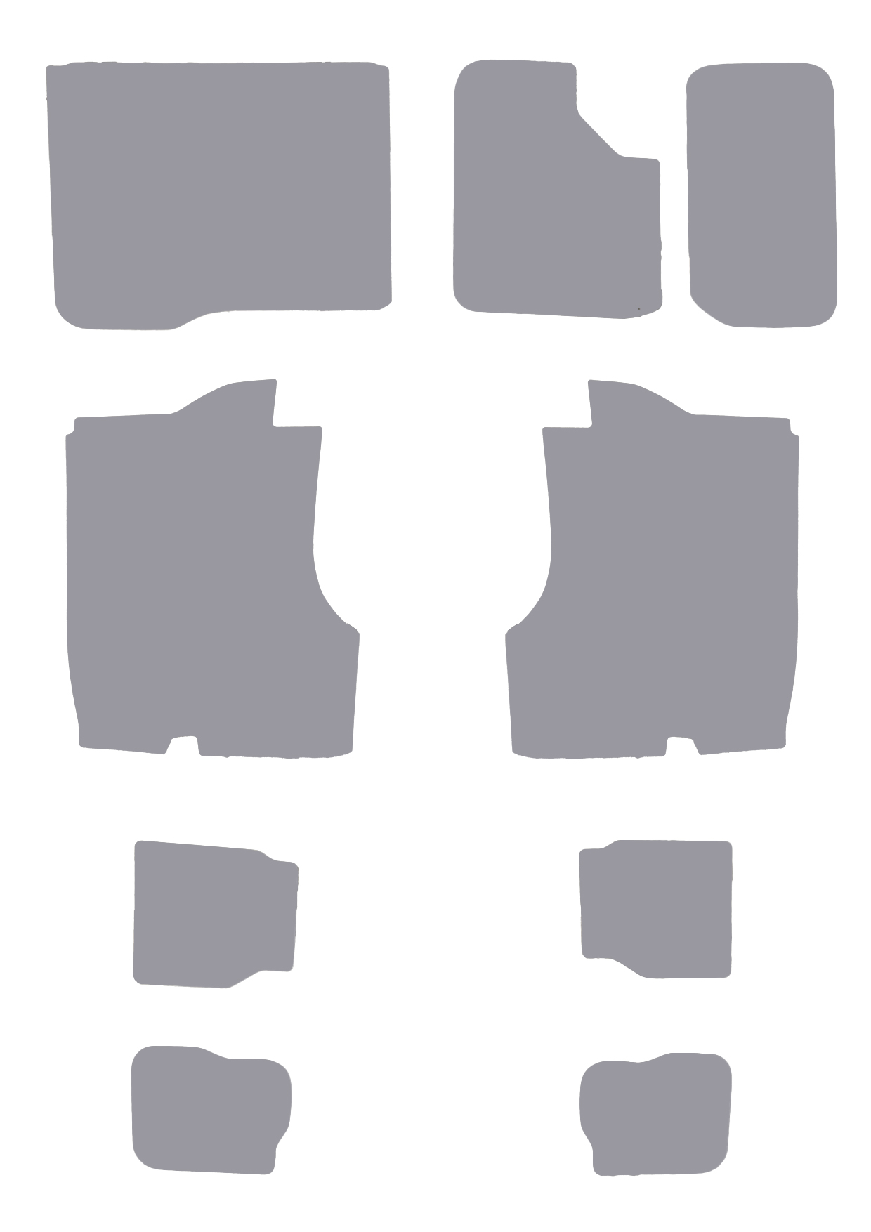 Kit habillage complet en peuplier gris - Crafter - Man TGE (L4H3)