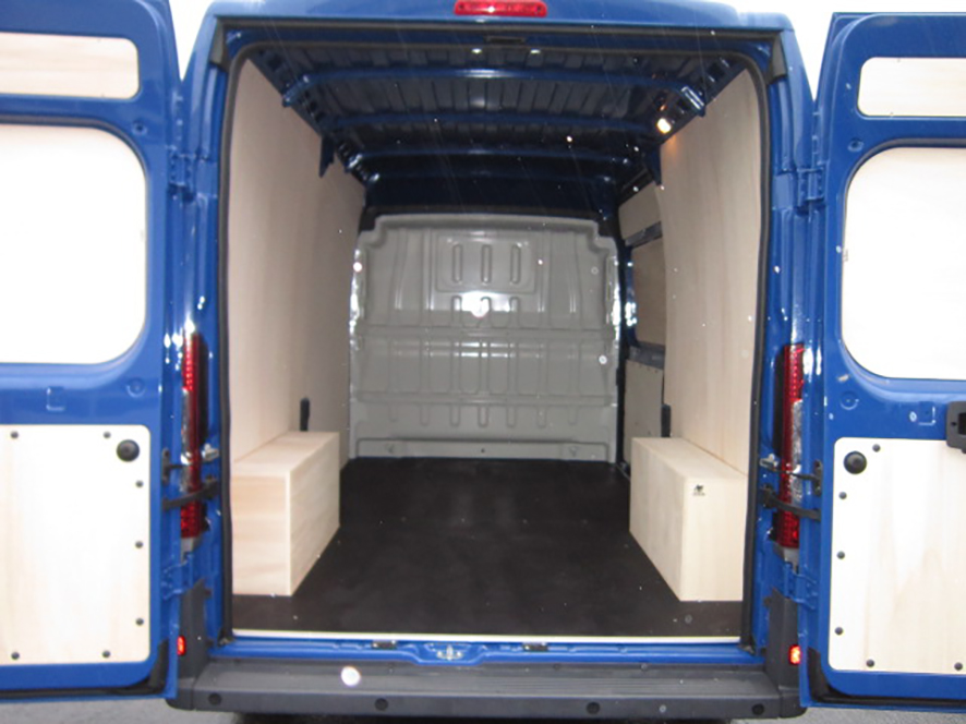 Kit habillage peuplier naturel sans plancher Boxer, Jumper, Ducato, Movano (L1) - AEPB621C