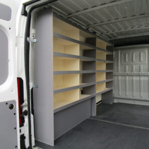 Meubles gauches peuplier gris - Boxer, Jumper, Ducato, Movano (L2-H2 - L3H2)