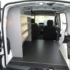 Meuble gauche peuplier gris avec porte latérale - Partner, Berlingo, Combo, Fiorino, Proace city  (L1/L2)
