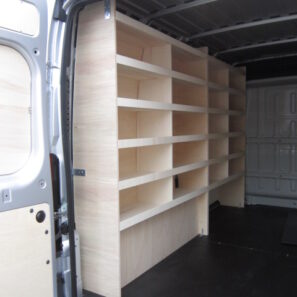 Meubles gauches peuplier naturel - Boxer, Jumper, Ducato, Movano (L2H2 - L3H2)