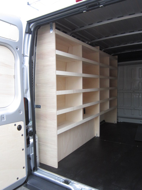 Meubles gauches peuplier naturel - Boxer, Jumper, Ducato, Movano (L2H2 - L3H2)
