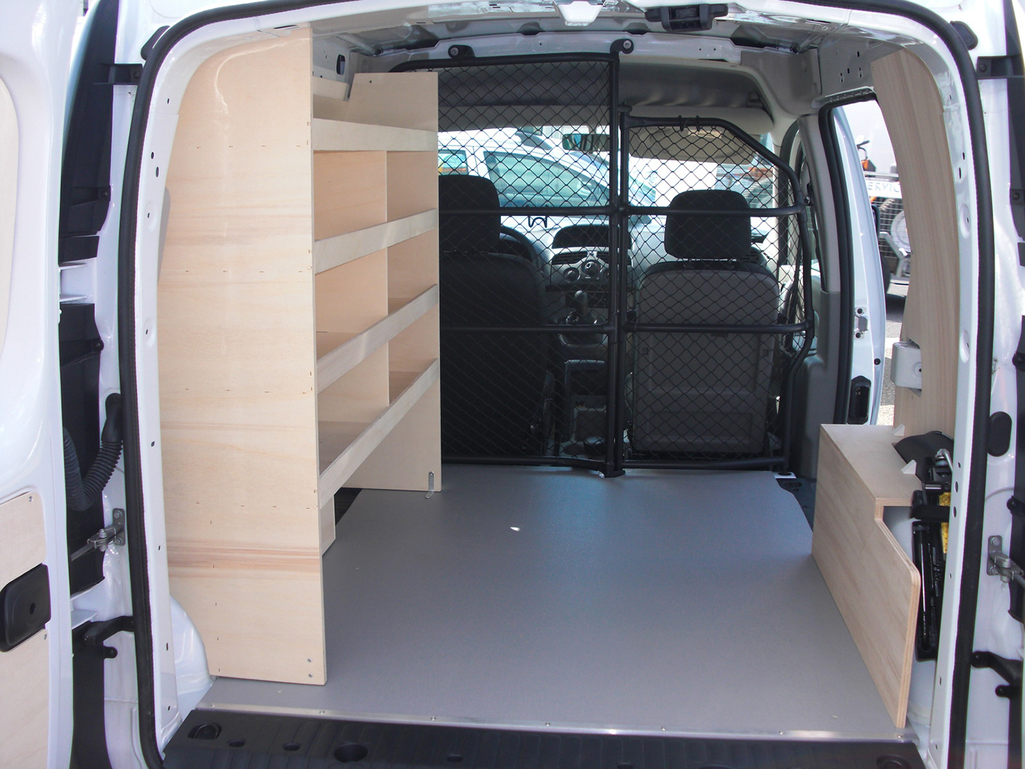 Meuble gauche peuplier naturel - Kangoo van, Townstar, Citan (L1/L2)