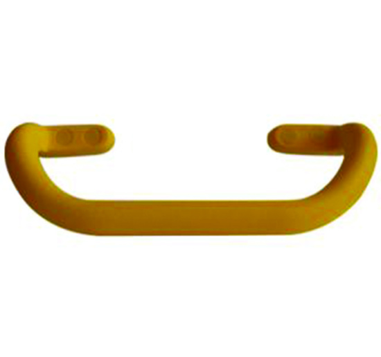 Poignée montoire déportée jaune – 470 × 78 mm