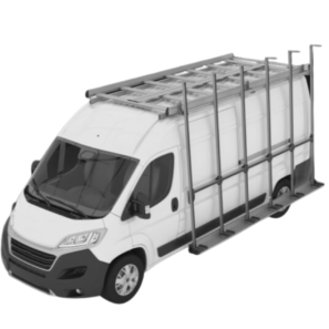 Porte verre exterieur utilitaire lourd + L4H2 1800*3600 5 barres
