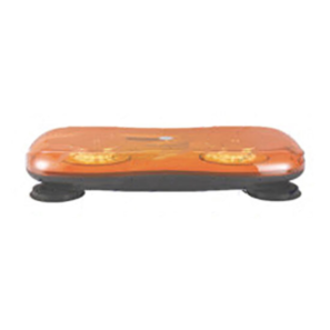 Rampe gyrophare LEDS R65 orange 12/24V magnetique - 600 mm