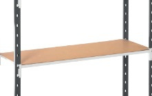 Platelage isobois naturel sur tablette Acti-line