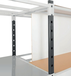 Poteau perforé de rayonnage Acti-line
