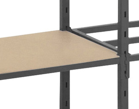 Tablette Isobois naturel sur rayonnage Acti-plus