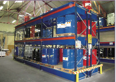 Bac de rétention sur rayonnage Acti-Rack