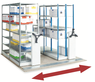 Acti-Roll base rayonnage mobile